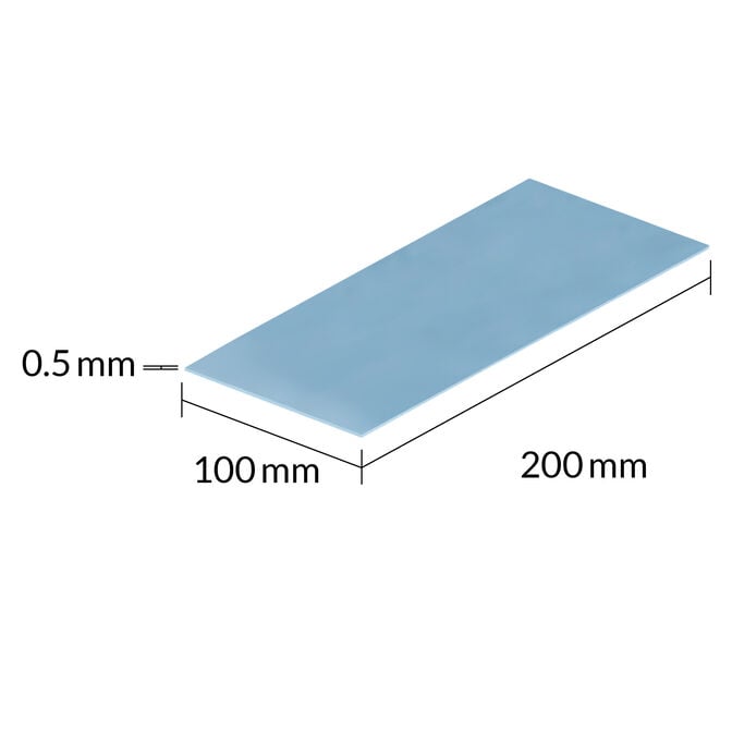 Thermal Pad Arctic TP-3 200 x 100 x 0.5 mm (Pack 2) image number 3