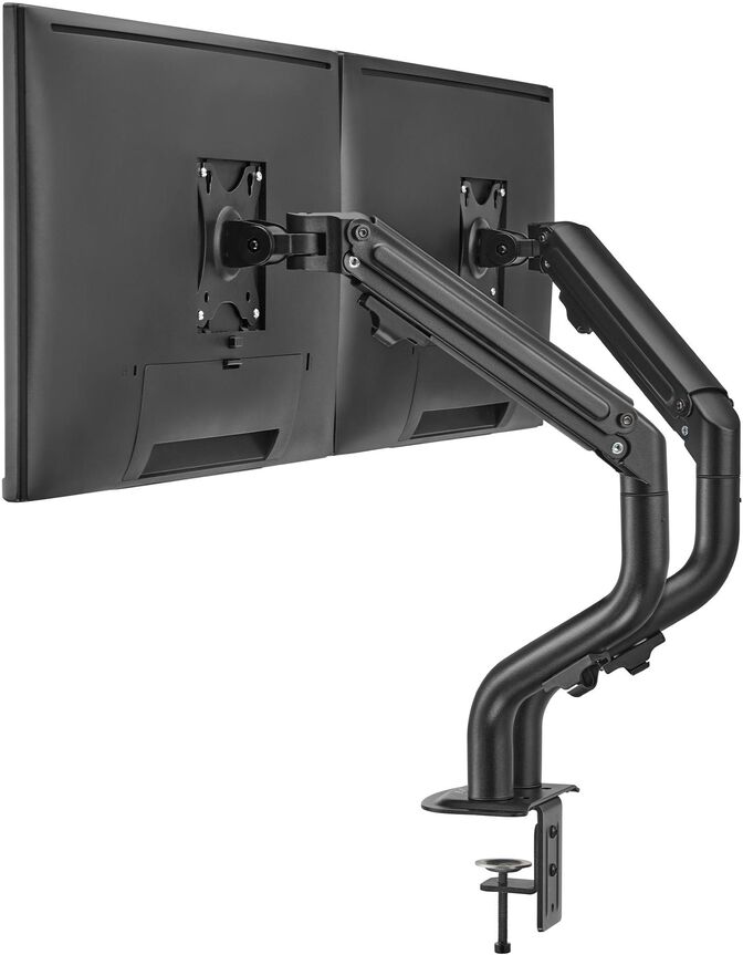 Suporte de Mesa Duplo 17" a 32" Ewent Preto image number 1