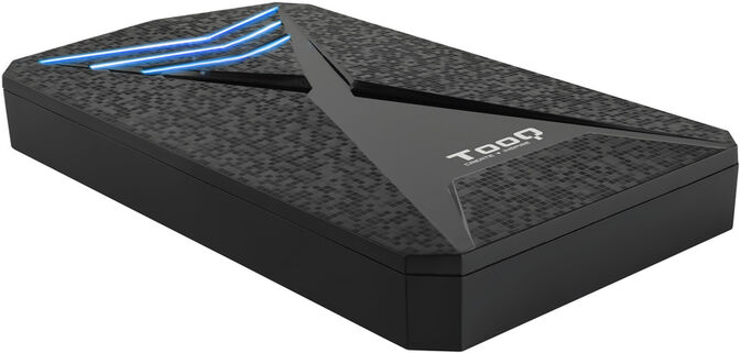 Caixa HDD Gaming Tooq 2.5" SATA (9,5mm) USB 3.0 / 3.1 Gen 1 Preto LED Azul image number 0