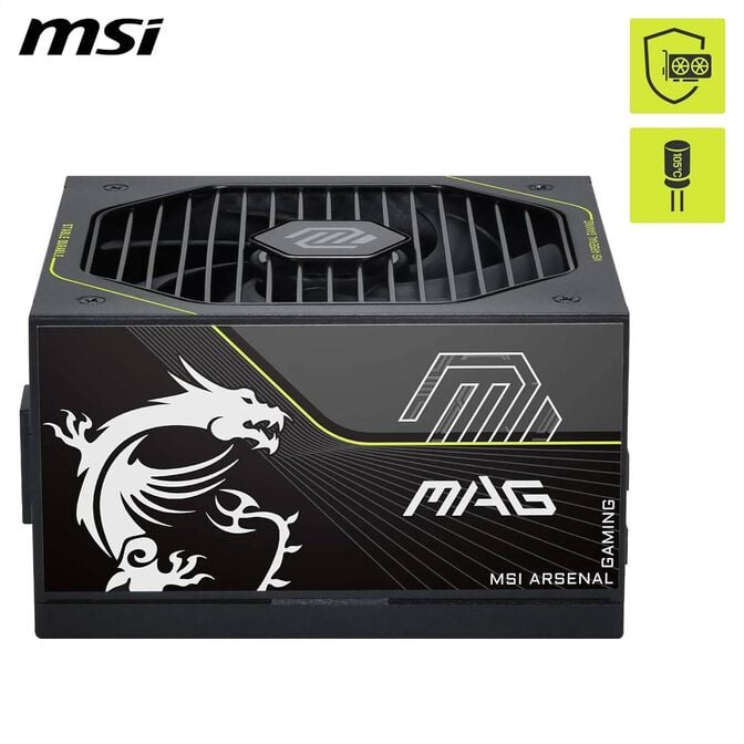 Fonte Modular MSI MAG A1000PLS 1000W 80+ Platinum PCIE 5.1 image number 1