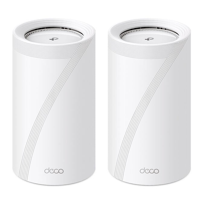 Sistema Mesh TP-Link Deco BE85 BE19000 Tri-Band WiFi 7 Whole Home Mesh Branco (Pack 2) image number 0