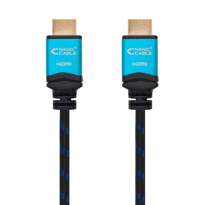 Cabo HDMI V2.0 4K@60Hz 18Gbps Nanocable A M/M 2 M Premium Preto image number 1