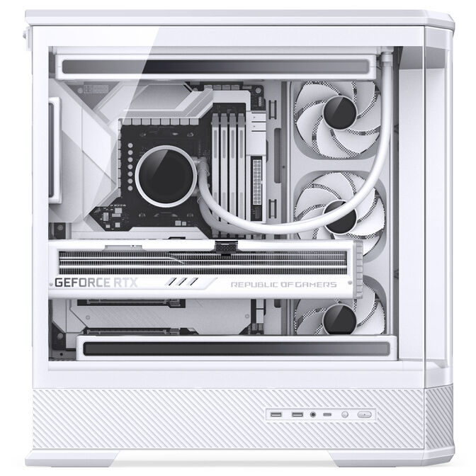 Caixa ATX Jonsbo D400 Vidro Temperado Branco image number 12