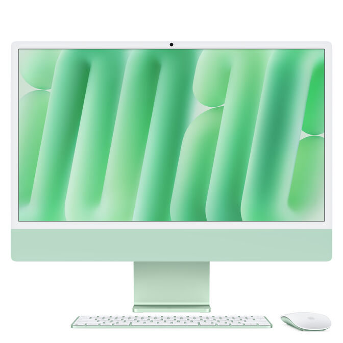 All In One Apple iMac 24" M4 8-Cores 16GB RAM 256GB SSD Retina 4.5K Verde image number 0