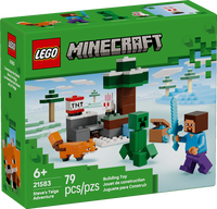 LEGO Minecraft: Aventura em Taiga do Steve, 79 Pe&ccedil;as (21583)