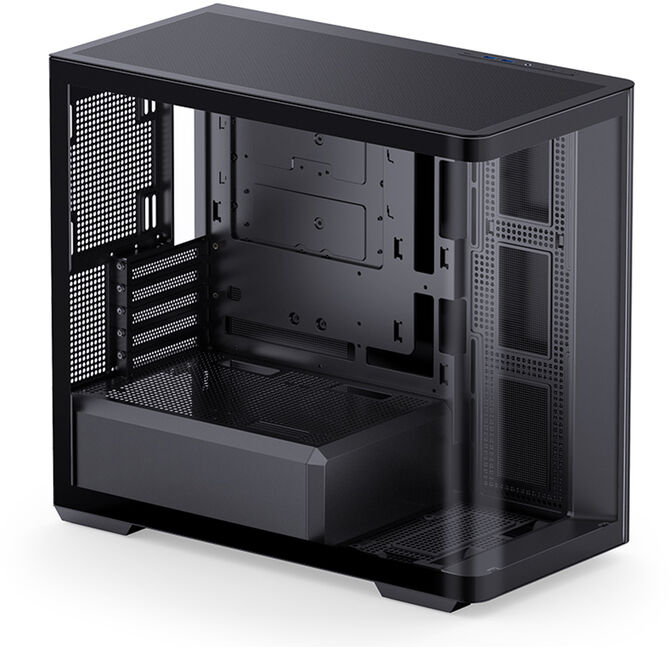 Caixa Micro-ATX Jonsbo D300 Vidro Temperado Preto image number 0