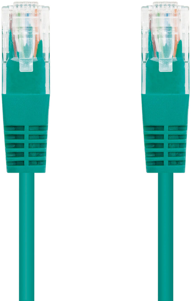 Cabo de Rede Nanocable RJ45 CAT.6 UTP AWG24 0.5 M Verde image number 1