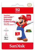 Cart&atilde;o SanDisk MicroSD Express Nintendo Switch 2 256GB image number null
