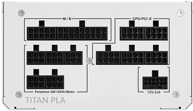 Fonte Montech Titan PLA 1000W 80 Plus Platinum PCIE5 (Cybenetics Platinum) image number 4