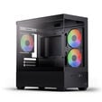 Caixa Micro-ATX Aerocool P300D Digi ARGB Vidro Temperado Preto image number null