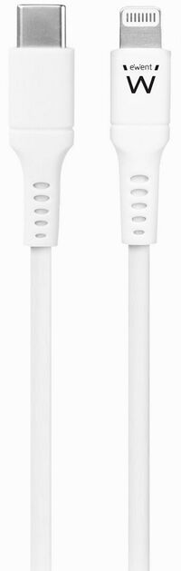 Cabo Ewent USB/C para Lightning 2 M Branco