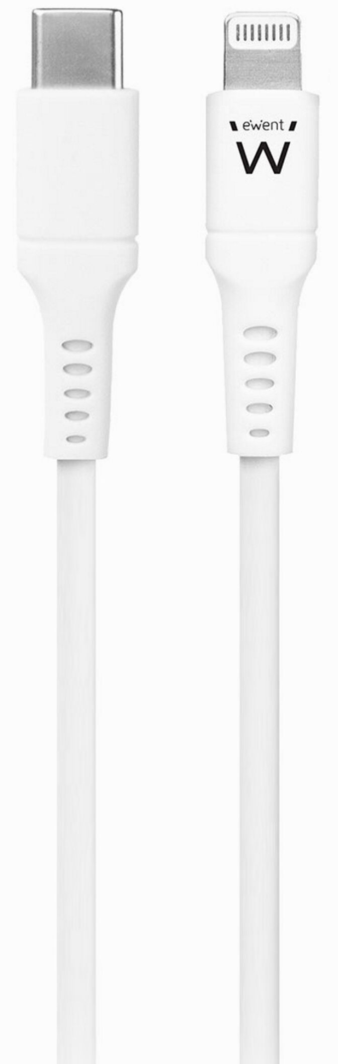 Cabo Ewent USB/C para Lightning 2 M Branco image number 0
