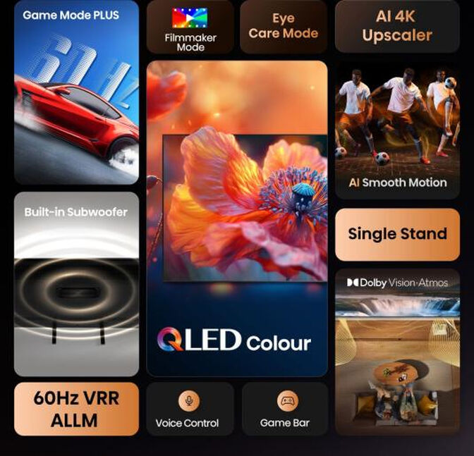 Televis&atilde;o Hisense 75A7Q 75" QLED UltraHD 4K VIDAA image number 3