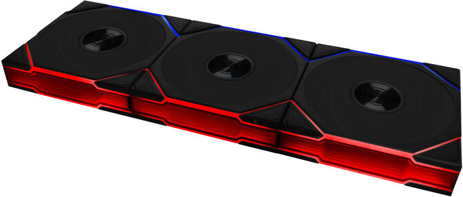 Ventoinha Lian Li UNI FAN TL120 Wireless RGB PWM Preto 120mm (Pack 3) image number 3