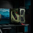 Caixa E-ATX Corsair WARTHOG Perfomance Verde Militar Vidro Temperado image number null