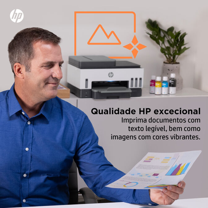 Impressora Multifun&ccedil;&otilde;es a Jato de Tinta HP Smart Tank 7605 All-in-One WiFi image number 8