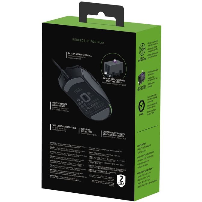 Rato Razer Cobra RGB 8500DPI Preto image number 5