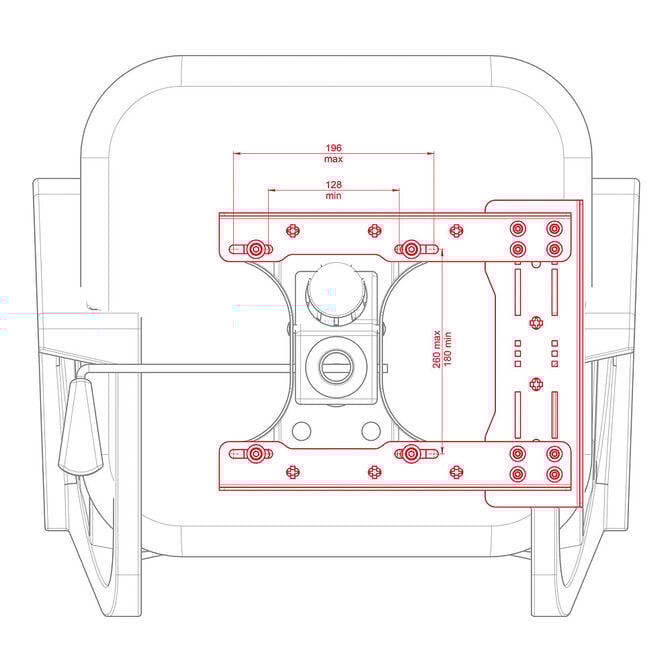 Suporte de Cadeira VIRPIL Controls Collective Base Adapter image number 3