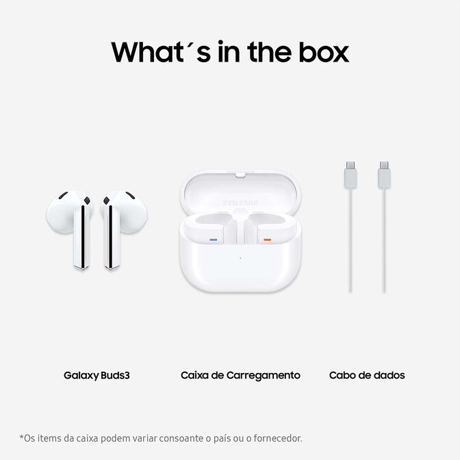 Earbuds Samsung Galaxy Buds 3 Bluetooth Branco image number 4