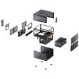 Caixa Micro-ATX Jonsbo N6 Preto image number null