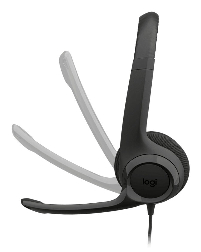 Headset Logitech H390 USB-C Preto image number 3