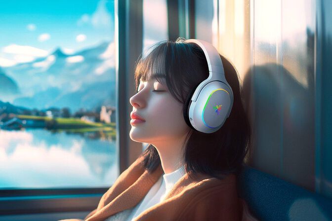 Headset Razer Barracuda X Chroma Wireless/Bluetooth - Mercury image number 5