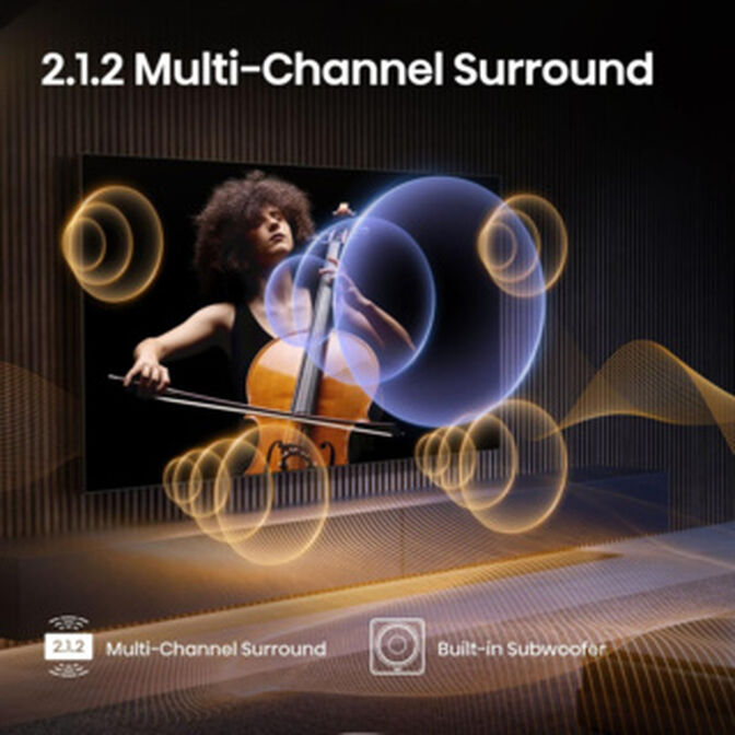 Televis&atilde;o Hisense 85U7Q PRO 85" QD Mini LED UltraHD 4K VIDAA image number 3