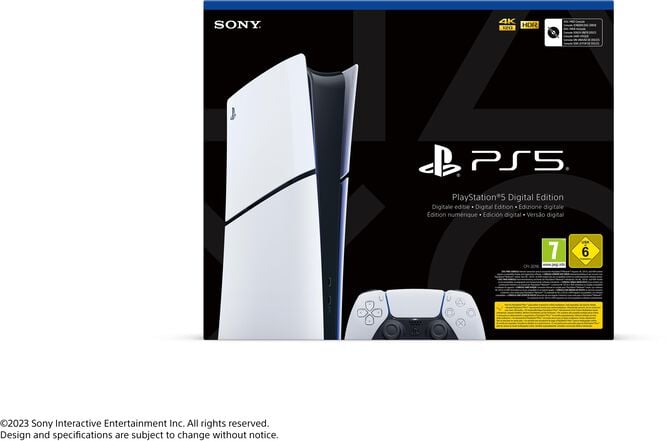 Consola Sony Playstation 5 Slim Edi&ccedil;&atilde;o Digital 1TB image number 2