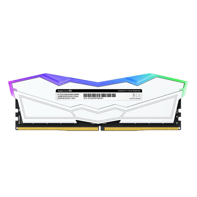 Team Group Kit 32GB (2 x 16GB) DDR5 5600MHz Delta RGB Branco CL32 image number 4