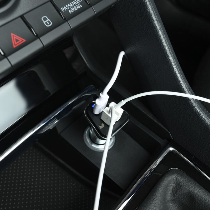 Carregador de Isqueiro Tooq 3x USB 5V/5.2A Preto image number 3