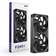 Ventoinha NZXT F240X Perfomance RGB Single-Frame Pretas - Dupla Vento&iacute;nha 120mm (240mm) image number null