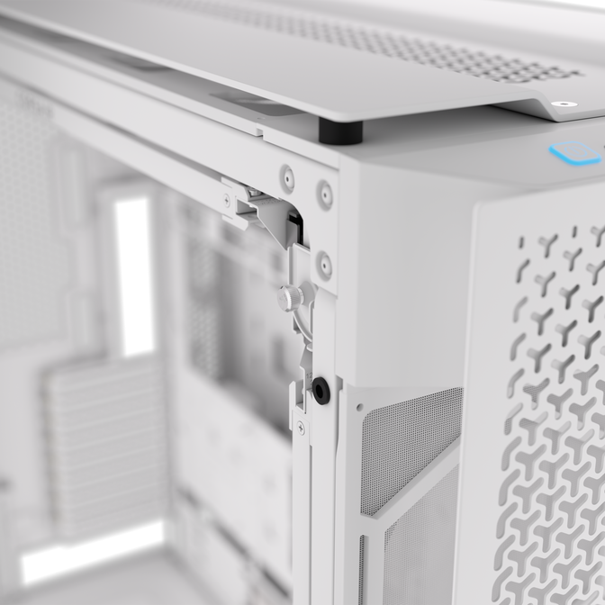 Caixa E-ATX Corsair 9000D RGB Airflow Branca Vidro Temperado image number 13