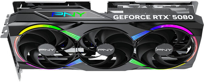 Gr&aacute;fica PNY GeForce&reg; RTX 5080 Gaming RGB Triple Fan OC 16GB GDDR7 DLSS4 image number 5