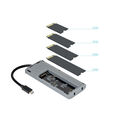 Caixa SSD com HUB Tooq TQE-2241G M.2 NGFF/NVMe USB3.2 Gen 2 image number null