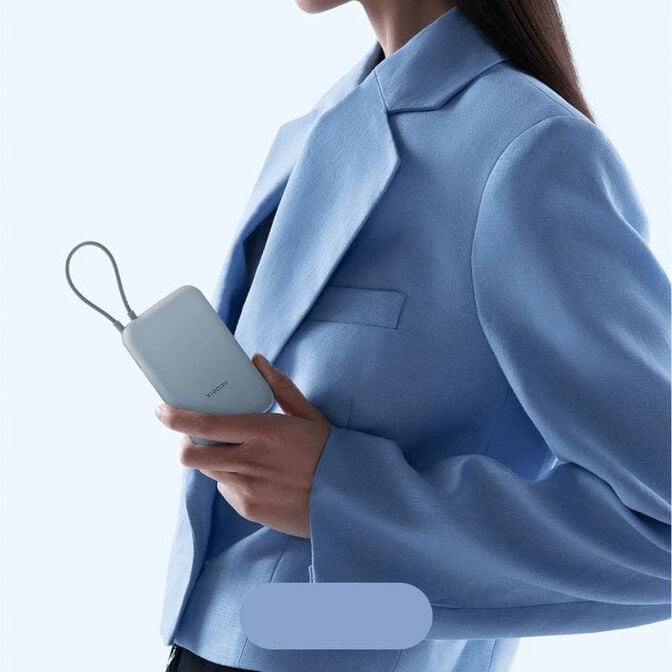 Power Bank Xiaomi 10000mAh (Cabo Integrado) 67W Azul Gelo image number 5