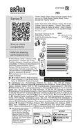 Cabe&ccedil;a de Substitui&ccedil;&atilde;o Braun Kombipack 74S image number null
