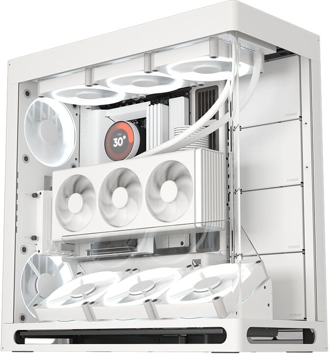 Caixa ATX HAVN HS 420 VGPU Branco image number 4