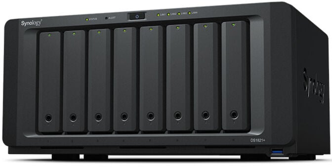 NAS Synology Disk Station D1821+ - 8 Ba&iacute;as - 2.2GHz 4-core - 4GB RAM image number 0