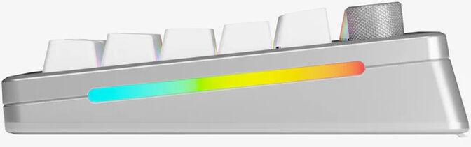 Teclado Mec&acirc;nico Glorious GMMK 3 Pro Wireless 75% Prateado - Fox Switch (US) image number 4