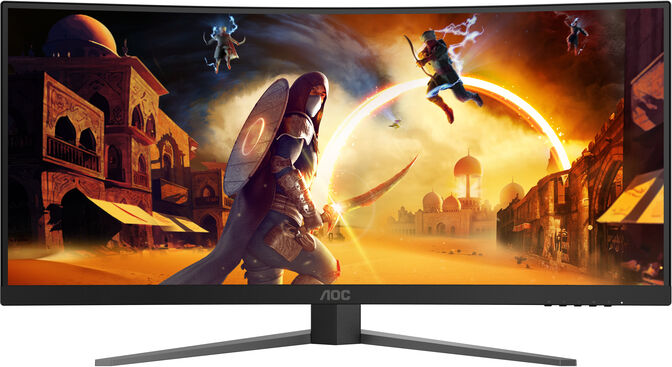 Monitor Curvo AOC Gaming 34" CU34G4 Fast VA WQHD 180Hz 0.5ms image number 2