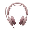 Headset Logitech Zone Wired 2 for Business USB-C ANC Rosa image number null