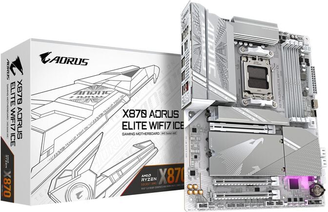 Motherboard Gigabyte X870 Aorus Elite ICE WiFi7 image number 0