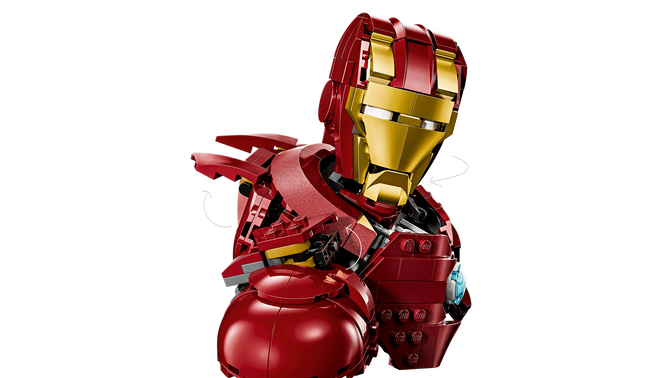 LEGO Marvel: Busto do Iron Man Mark 4, 436 Pe&ccedil;as (76327) image number 1
