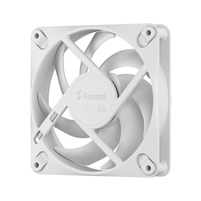 Ventoinha Fractal Design Dynamic 3 12 Reverse RGB 120mm 2200RPM 4 Pinos PWM Branca image number 3