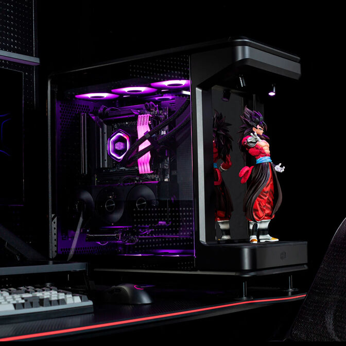 Caixa E-ATX Cooler Master MasterFrame 360 Stage Mirror Preta image number 3
