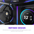 Ventoinha NZXT F120x Perfomance RGB 120mm - Single Pack Pretas image number null