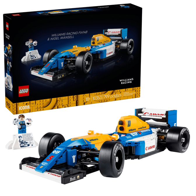LEGO Icons: Williams Racing FW14B e Nigel Mansell, 799 Pe&ccedil;as (10353) image number 0