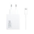 Carregador R&aacute;pido Xiaomi 120W HyperCharge Combo USB Tipo-A Branco + Cable USB-A a USB-C image number null