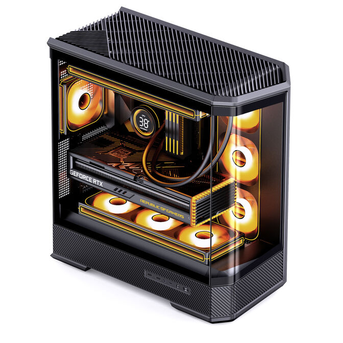 Caixa ATX Jonsbo D400 Vidro Temperado Preto image number 7