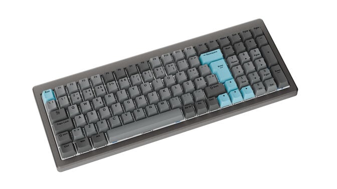 Teclado Mec&acirc;nico Ducky Cushion 98 Tri-Mode Silent Linear 96% Cinzento (PT) image number 6